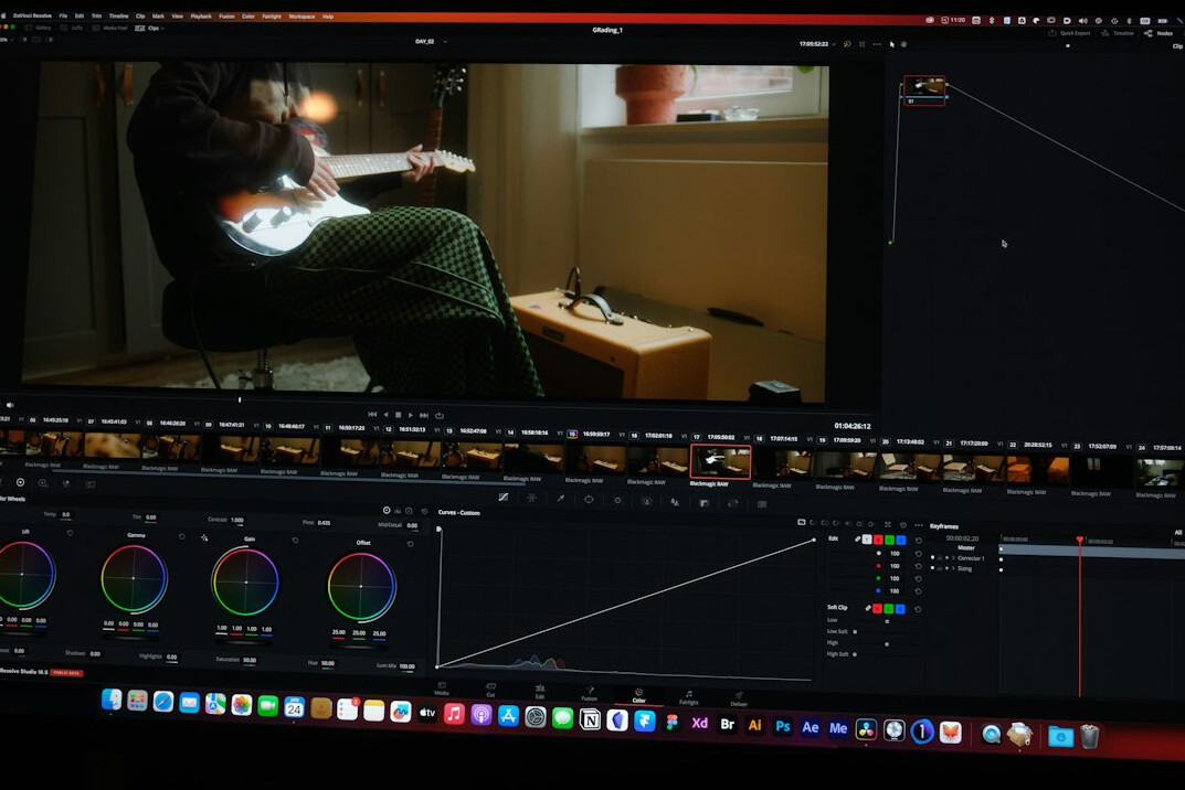 video compositing process